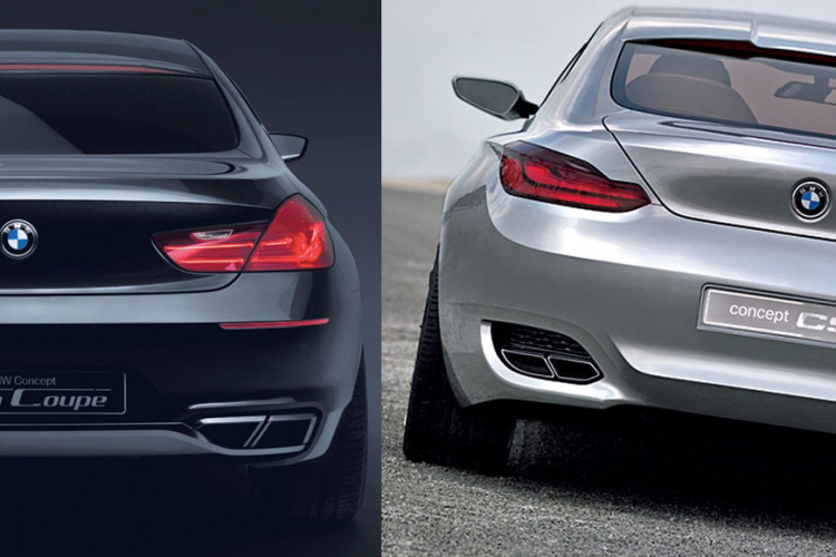 Photo Comparison: BMW Gran Coupe vs. BMW CS Concept