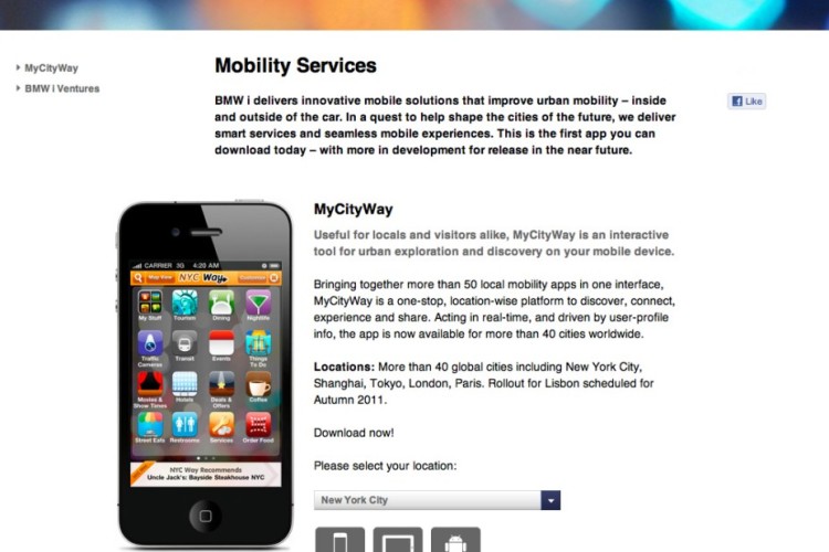 BMW launches “i Ventures” fund in NYC, signed 1st strategic partnership