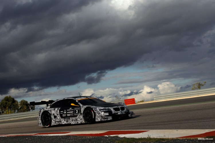 BMW M3 DTM test in Monteblanco