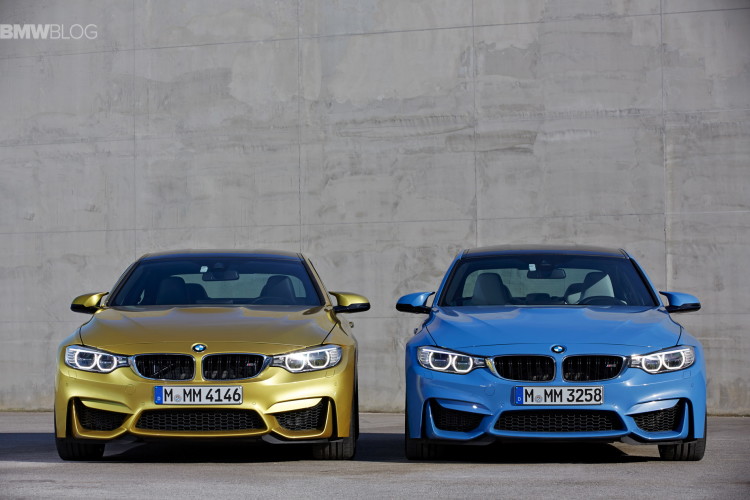 BMW M3 and M4 side-by-side F80 and F82