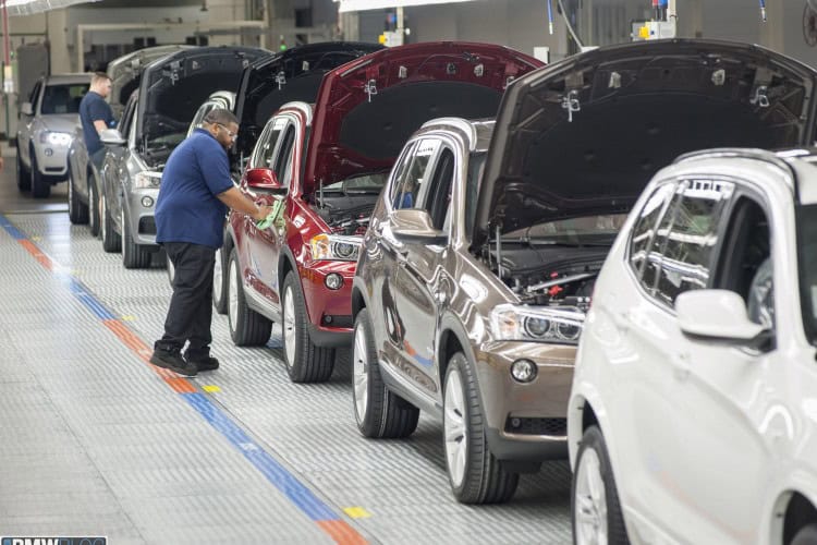 BMW Spartanburg Plant Reports Record Production Volume