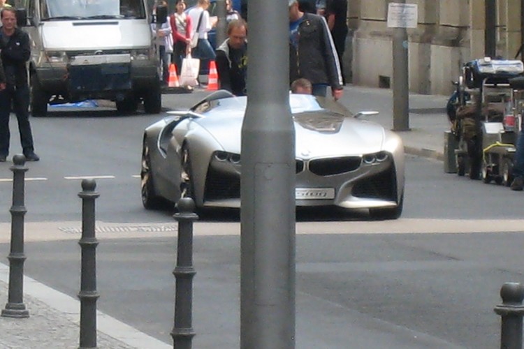 BMW Vision ConnectedDrive spotted during a commercial photoshoot
