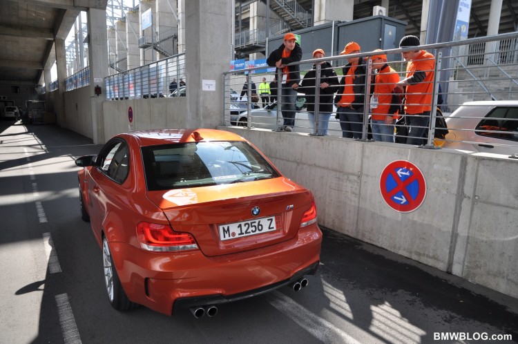 BMW 1M parked at the Nurburgring
