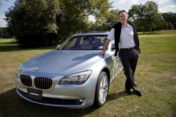 BMW ActiveHybrid 7 concierge car for “The French Laundry” restaurant