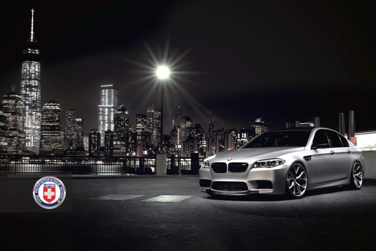 Frozen Cashmere BMW M5 with HRE Wheels