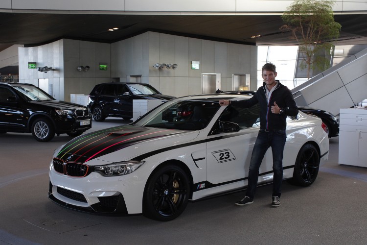 Marco Wittmann picks up his BMW M4 DTM Champion Edition