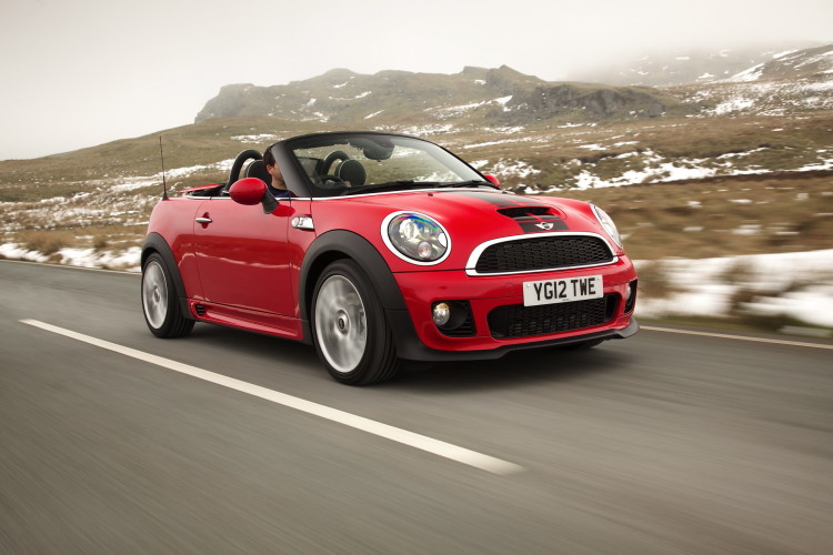 MINI Cooper Convertible on the road