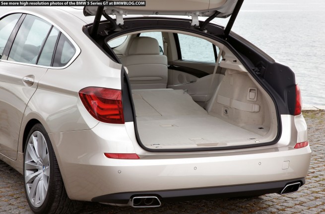 BMW 5 Series Gran Turismo folded seats